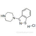 1,2-benzisothiazole, chlorhydrate de 3- (1-pipérazinyl) - (1: 1) CAS 87691-88-1